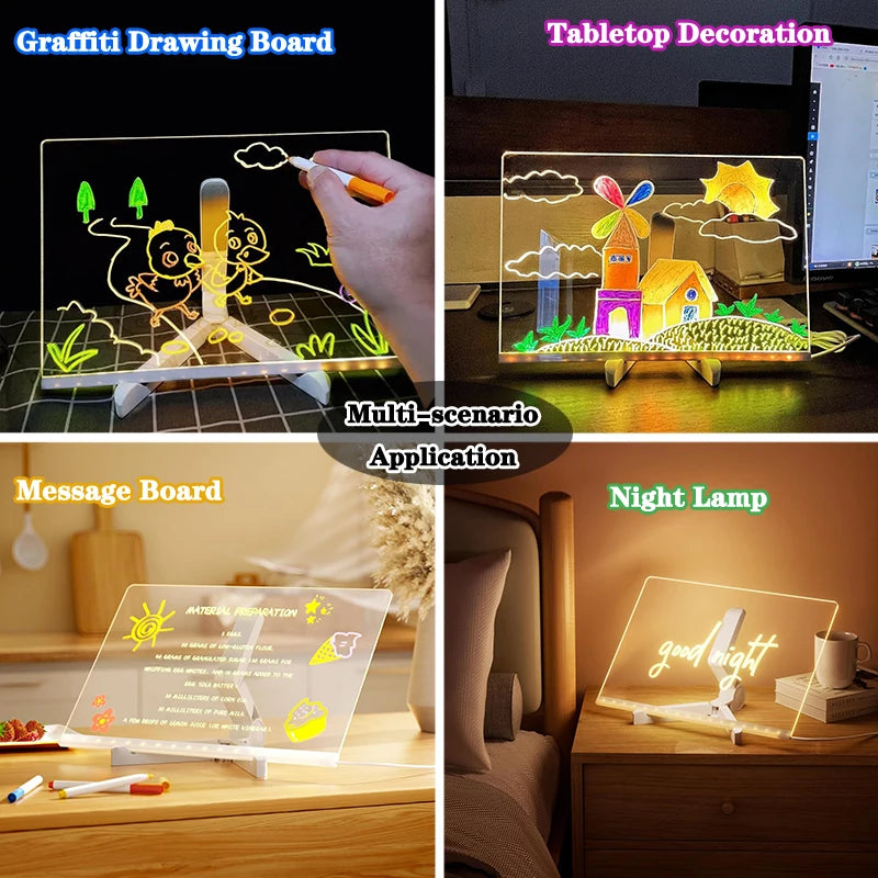 Magical LED Blackboard – Creative Drawing Fun