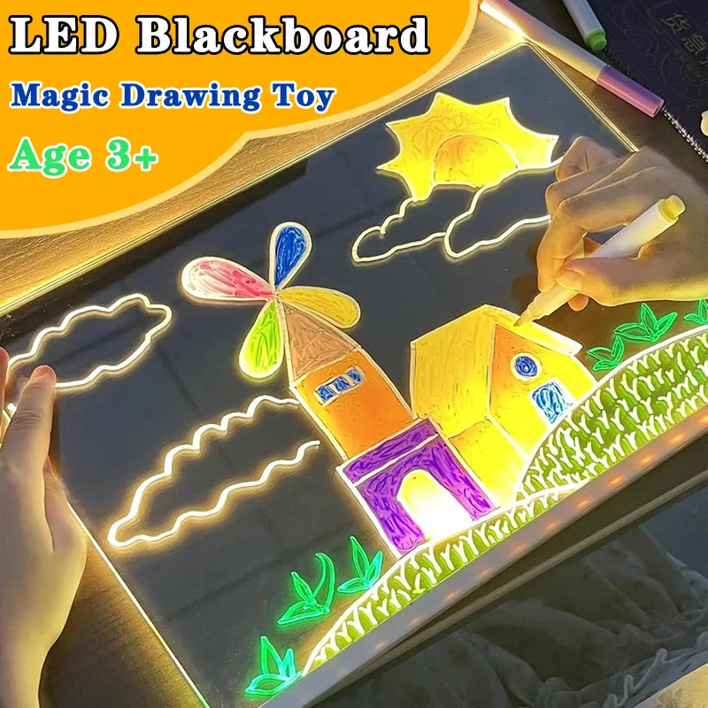 Magical LED Blackboard – Creative Drawing Fun