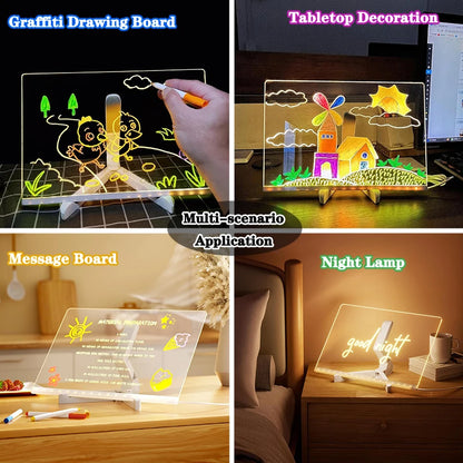 Magical LED Blackboard – Creative Drawing Fun
