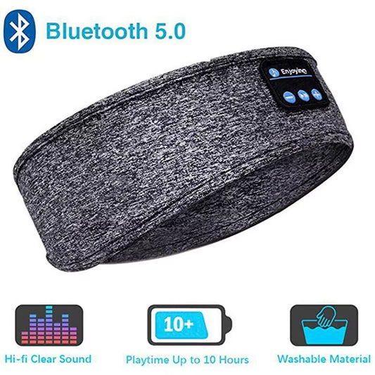 Fone Wireless Bluetooth Sports Headband Earphones with Active Noise-Cancellation and Volume Control for Comfortable Listening